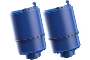 2 Stück Filter Ersatz für alle PUR®, PUR® PLUS Wasserhahn-Filtrationssysteme, Pur® RF-9999® Wasserhahn-Wasserfilter, NSF-zertifiziert, AQUA CREST