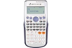 WECKEW Scientific Calculators, Math Calculator with 417 Functions, 2 Line 10+2 Digits Written Display Scientific Calculator for Secondary School/College/Business/Office (991ES PLUS)