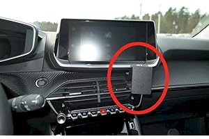 Brodit | ProClip Fahrzeughalter 855590 | Made IN Sweden | Winkelbefestigung | für linkslenkende Fahrzeuge | passt Gerätehalter, schwarz