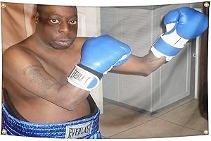 EDOPDEP Boxing Green Lester Beetlejuice Flag 3x5 Feet Banner Funny Flags for Room With Bass Groments for College Dorm Room Decor