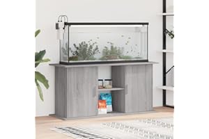 Rantry Mobili Supporto Acquario 121x41x58 cm Legno Multistrato Grigio Sonoma, Mobili per Interno Esterno Casa Soggiorno