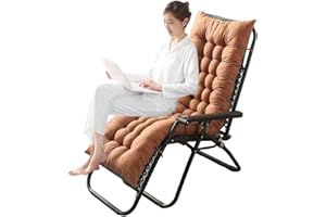 UYEOCO Coussin Chaise Longue Extérieur 48*125/155/170CM Coussin De Chaise Longue De De Jardin，Coussin Transat Jardin,Coussin Bain De Soleil,Coussin Chaise Longue Pliable,Coussin De Jardin Extérieur ( Color :