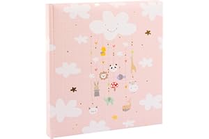 goldbuch Album fotografico con stampa artistica rosa, 25 x 25 x 4 cm