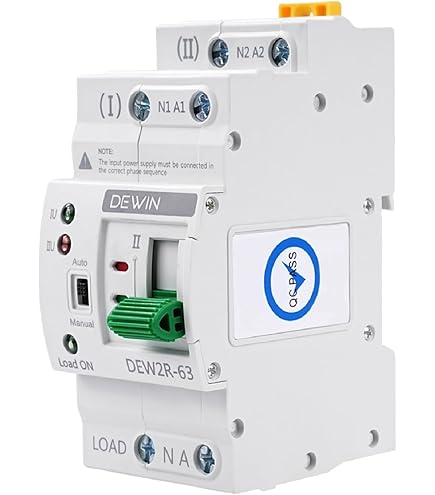 2P 63A 110V ATS GEYA Mini - 2P 63A 110V/220V For Grid To Generator Switching Dual Power Automatic Transfer Switch - Foto 6