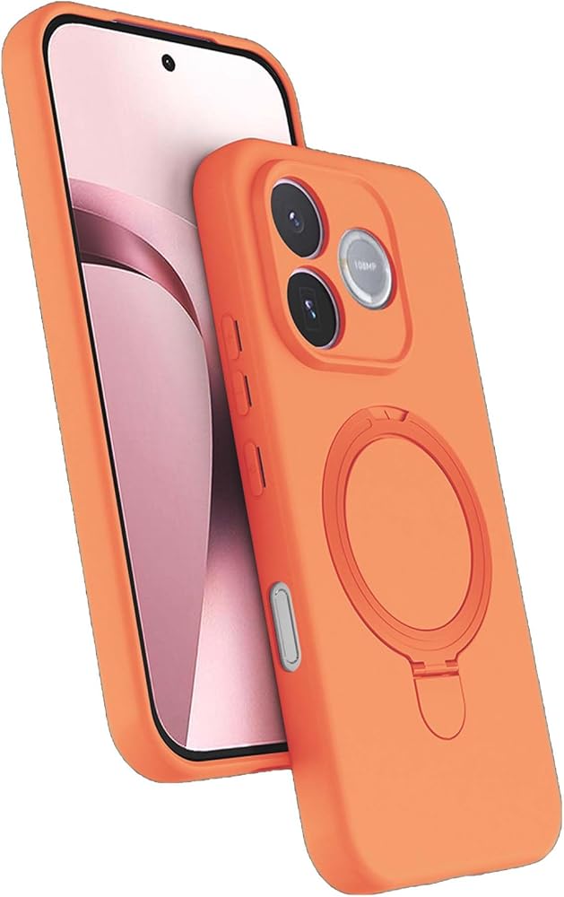 Coverzone Honor 600 Lite ile Uyumlu Z-Samara Standlı Kılıf Turuncu | Z-Samara kılıf; MagSafe ile uyumlu, kablosuz şarj destekli, stand özellikli, ince, hafif ve darbe korumalı tasarım.