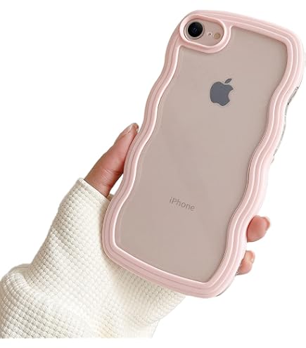QLTYPRI Handyhülle Für IPhone 13 Pro Max – Transparent Mit Wellen-Design & Blume (ästhetisch, Weich)