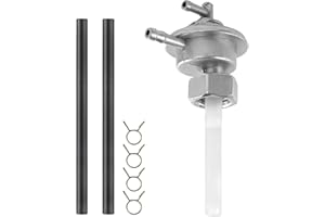 WPPQWP Benzinhahn m16x1, Benzinhahnventil Universal Metall für Generator Kraftstofftank Motorräder Offroad Karts