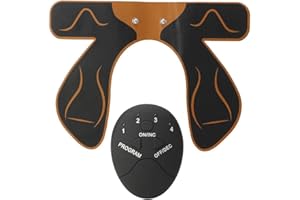 BETUED 3 Types Hip Trainer, EMS Hips Trainer Hip Trainer, Body Muscle Stimulator, Charged Battery(01#)