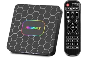 DULMSSXY Android 14.0 tv box,R69MAX Smart tv box with 4GB RAM 32GB ROM RK3528 Quad Core ARM Cortex A53 Mali-450 GPU Support 8K 3D 1080P 2.4/5.0GHz WIFI BT5.0 10/100M Ethernet DLNA HDMI2.0 USB3.0 H.265