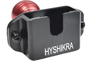 HYSHIKRA Supporto per radio bidirezionale per camion e walkie talkie, accessorio per radio palmare/microfono/altoparlante radio mobile, compatibile con Baofeng Kenwood Motorola Quansheng (BLACK)