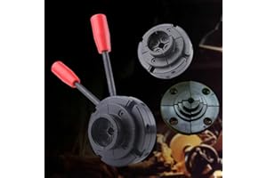 KOLHGNSE Drechselbank Spannfutter 100 mm 4 Backen Drechselfutter, selbstzentrierendes Spannfutter, M18 x 2,5 / M33 x 3,5 Gewinde mit auswechselbaren Backen und Schraubeinsatz (M18 Futter + Backen)