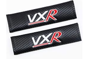 MISSLYY 2 Pcs Car Seat Belt Pad Cover for Opel Vxr Vauxhall Corsa Omega Vectra Mokka Astra All Models, Shoulder Comfort Soft Seat Belt Cover Protector with Emblem Car Styling Accessories
