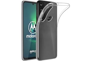32nd Clear Gel Series - Transparent TPU Silicone Clear Gel Case Cover for Motorla Moto G8 Plus, Crystal Gel Ultra Thin Case - Clear