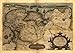 Produktbild OFA Mapping Poster Antike Karte von Friesland (Nordwestdeutschland/Nordholland), Reproduktion, von Abraham OrteliusGröße: A1, 78 x 57 cm