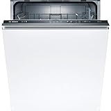 Bosch SMV24AX00E Serie 2 Geschirrspüler vollintegriert, 60 cm breit, Besteckkorb, InfoLight roter Lichtpunkt am Boden, AquaSt