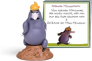 tonies Hörfiguren für Toniebox, Vom kleinen Maulwurf, der wissen wollte, wer ihm auf den Kopf gemacht hat/Die Rache des Hans-Heinerich, Hörspiel mit Liedern für Kinder ab 4 Jahren, ca. 72 Minuten