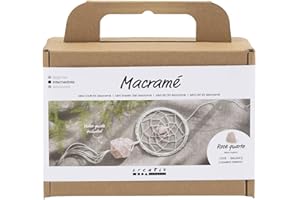 Creative Mini Craft Kit Macramé, Light Rose, White, 1 Pack, Mulricolour