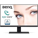 BenQ GW2780 27 Inch 1080p Eye Care LED IPS Monitor, Anti-Glare, HDMI, B.I. Sensor for Home Office - Black