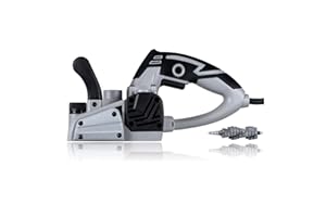 Werku WK401100, Cepillo Paredes Hormigón, Calidad Profesional, Potencia 1200 W, Disco 50 mm, Incluye Disco 12 Cuchillas Cepillado y Manguera Aspiración