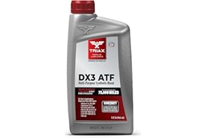 TRIAX Multi-Purpose ATF - Miscela Sintetica, Dex III/Merc. Riduce l'attrito, Riduce Lo Slittamento della Frizione, garantisce Una cambiata impeccabile. Punto di Scorrimento -46°C (1 Quarto)