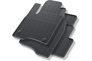 Mossa Alfombrillas de Goma adecuadas para Fiat Panda III Hatchback (2012- ) - alfombras para Coche