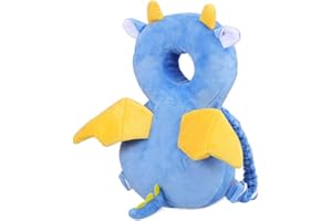 Lotvic Baby Head Protector Backpack, Adjustable Baby Head Protector for Walking & Crawling, Head & Back Protection Safety Pads, Babies Backpack Head Protectors for 4-24 Months Walking