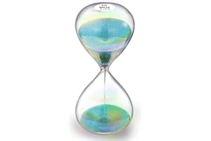 ‎SULIAO SuLiao Sanduhr, 30 Minuten, türkis, 30 Min Hourglass Sand Time, großes Sandglas, reloj de Arena 30 Minuten, für Zuhause, Schreibtisch, Bürodekoration