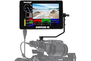 ANDYCINE C7 Field Camera Monitor 7” ultra bright 2200nits 1920x1200 Touch Screen 4K HDMI In/Out DSLR Camera Monitor Compatible DSLR/Mirrorless BMPCC Camera Zhiyun Crane Feiyu Moza DJI Ronin Gimbal