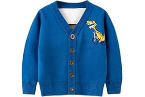 BOBORA Kids Knitwear Cardigan Girls Boys Long Sleeve Knitted Sweatshirt Children Autumn Winter Knitting Sweater Jumper 2-7Years
