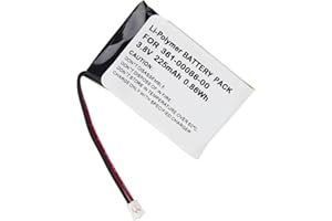 CHUNCAIL Batería compatible con Garmin 361-00072-10, 361-00086-00-3.8 V, polímero de litio, 225 mAh, para Approach G10, Precursor 220, 225, 235, 630, 735XT