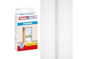 Tesa TE55679-00020-03 Insect Stop Zanzariere Attacca e Stacca Standard per Porte, Bianco, 0.65 x 2.2M