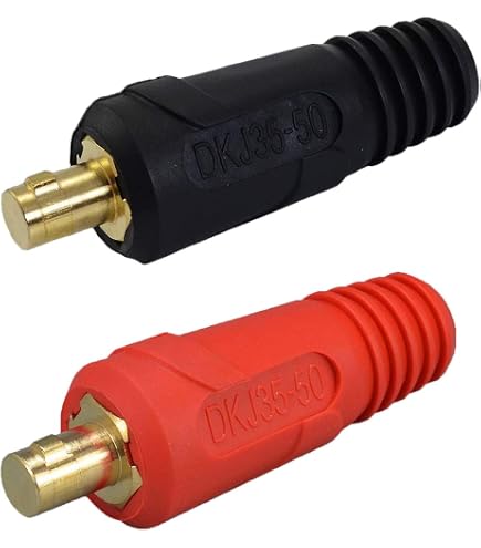 WeldingCity Dinse-Stecker Für Miller-Schweißgeräte – Drehriegel-Adapter Für Kabel AWG #4-3/0