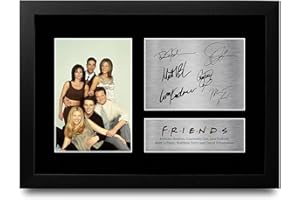 HWC Trading FR Friends Gifts A4 Signed Printed Autograph Framed Print Photo Joey Chandler Ross Phoebe Rachel Monica Picture Display