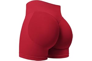 ZAAYO Damen Sport Shorts 3.6" Invisible Scrunch Butt Lifting Gym Workout Short Hoch Taille Yoga Short Nahtlose Booty Biker Shorts