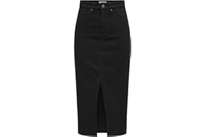 ONLY Onlsiri - Gonna con Apertura Frontale DNM Gua Noos Gonna in Jeans Donna