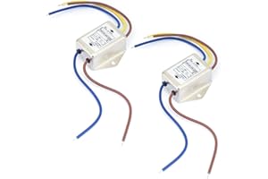 GERUI Lot de 2 filtres EMI CW1B-10A-L(040) monophasé 250 V, filtre d'interférences électromagnétiques, pour supprimer les interférences d'impulsions continues et intermittentes