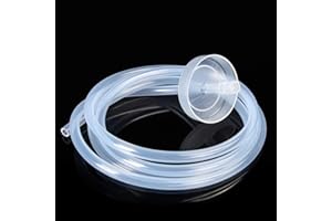 WUMZIRA Tubo de silicona de 6 mm de diámetro interior x 9 mm de diámetro exterior de 2 metros, manguera flexible de grado alimenticio, tubo de silicona para agua, tubo de aire, tubo transparente