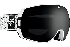 Spy Optics Legacy Viper White Happy Gray Green Black Spectra Mirror + Happy LL Persimmon Silver Spectra Mirror, Occhiali da Sci