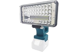 ‎STARMINGSTM Akku-Lampe für bosch PBA 18V Akku,Professional 18V Lampe,Kabellose Arbeitslampe LED Akku,Batterielampe,Tragbares Flutlicht,Baustrahler für Notfälle, Baustelle, Camping, Autoreparaturen (kein Akku)