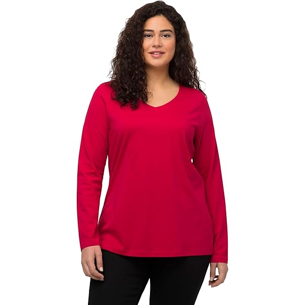 Ulla Popken Hemdbluse Bluse geblümt Ausschntt elastsch Halbarm