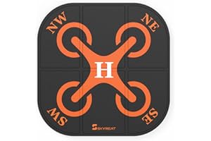 Skyreat Mini 3 Pro Drone Landing Pad, 50 cm (20 ") Plegable Impermeable Helicóptero Landing Pad con peso para DJI Mini 3 Pro/Mavic 3/Mini 2 / Air 2 / Pro/Holy Stone/FPV Accesorios para drones
