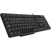 Everest KB-517U Q Tuşlu Siyah 2 METRE Bakır Kablolu USB Standart Klavye (Q Klavye)