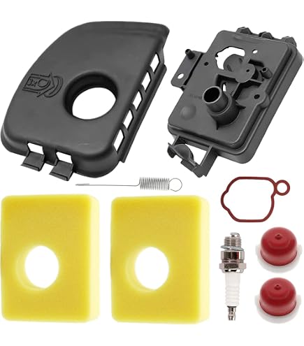 Kit Copertura Base Filtro Aria Per Briggs & Stratton 450E 500E 550E - Ricambio 595660 595663 - Foto 4