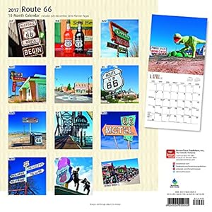 Route 66 2017 - 18-Monatskalender: Original BrownTrout-Kalender [Mehrsprachig] [Kalender] (Wall-Kalender)