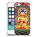 Produktbild Super Galaxy Schutz Hülle TPU Case Schutzhülle Silikon Tasche Dünn Transparent // V00001638 Buddha-Figur // Apple iPhone 5 5S 5G SE