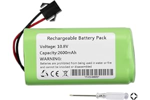 K KYUER 2600mAh Replacement Aspirapolvere Batteria per Vactidy Nimble T6 T7 T8 Vactidy LS001-02 Robot Vacuum Cleaner Battery