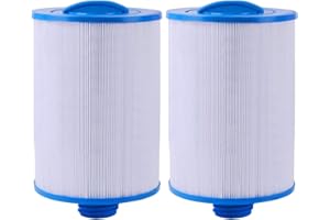 LZH FILTER Cartucho de Filtro de SPA de 2 Piezas, para Filtro de Hidromasaje Pleatco Pww50, Filtro de SPA para Unicel 6ch-940 / Filtro de Repuesto, SPA de Hidromasaje Comercial