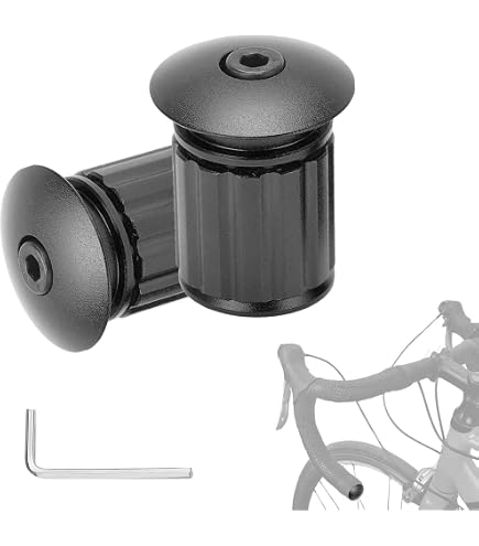 2x Aluminium Lenker-Endkappen Lenkerendkappen Lenkerstopfen Fahrrad Bike Kappe e