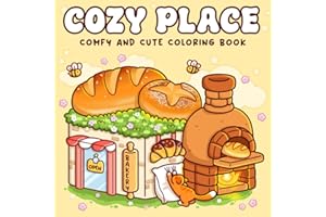 Cozy Place: Comfy and Cute Coloring Book for Adults and Teens Featuring Hygge Corners and Little Spaces for Relaxation and Stress Free