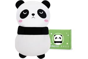 FORTUNING'S JDS Heating Pad for Pain Relief Microwave Heating Pads Plush for Cramps Period Back Pain Relief Menstrual Cramps Heat Pad Cuddle Stuffed Panda Animal Plush for Woman Men Neck Shoulder Heat Pad